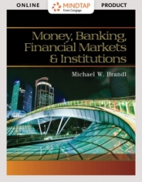 Cover image: MindTap Economics for Brandl's Money, Banking, Financial Markets and Institutions 1st edition 9781305628601