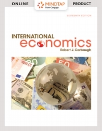 Cover image: MindTap Economics for Carbaugh's International Economics, 16th Edition, [Instant Access], 1 term (6 months) 16th edition 9781305629202