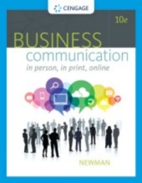 Cover image: MindTap Business Communication for Newman's Business Communication: In Person, In Print, Online 10th edition 9781305630277