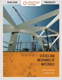 Cover image: MindTap Engineering for Goodno/Gere's Statics and Mechanics of Materials, 1st Edition [Instant Access], 1 term (6 months) 1st edition 9781305641686