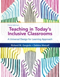 Cover image: MindTap Education for Gargiulo/Metcalf's Teaching in Today's Inclusive Classrooms: A Universal Design for Learning Approach, 3rd Edition, [Instant Access], 1 term (6 months) 3rd edition 9781305638136