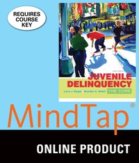 Cover image: MindTap Criminal Justice for Siegel/Welsh's Juvenile Delinquency: The Core, 6th Edition, [Instant Access], 1 term (6 months) 6th edition 9781305640382
