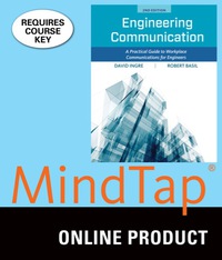 Cover image: MindTap Engineering for Ingre/Basil's Engineering Communication: A Practical Guide to Workplace Communications for Engineers, 2nd Edition, [Instant Access], 2 terms (12 months) 2nd edition 9781305641884