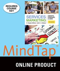 Cover image: MindTap Marketing for Hoffman/Bateson's Services Marketing: Concepts, Strategies, & Cases, 5th Edition, [Instant Access], 1 term (6 months) 5th edition 9781305644755
