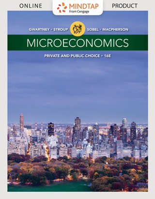 Cover image: MindTap Economics for Gwartney/Stroup/Sobel/Macpherson's Microeconomics: Private and Public Choice 16th edition 9781305648197