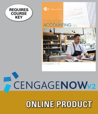 Cover image: CengageNOWv2 for Heintz/Parry's College Accounting, Chapters 1-15, 22nd Edition, [Instant Access], 1 term 22nd edition 9781305669888