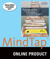 Cover image: MindTap Developmental English for Brandon/Brandon's Paragraphs and Essays with Integrated Readings, 13th Edition, [Instant Access], 1 term (6 months) 13th edition 9781305670884
