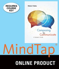 Cover image: MindTap English for Saba's Composing to Communicate: A Student's Guide, 1st Edition, [Instant Access], 1 term (6 months) 1st edition 9781305671768