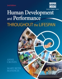 Cover image: Human Development and Performance Throughout the Lifespan 2nd edition 9781133951193