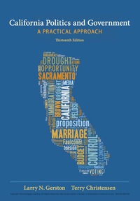 Cover image: California Politics and Government: A Practical Approach 13th edition 9781285874524