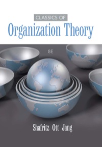 Cover image: Classics of Organization Theory 8th edition 9781285870274