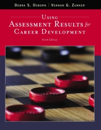 Cover image: Using Assessment Results for Career Development 9th edition 9781305734470