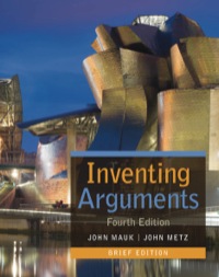 Cover image: Inventing Arguments, Brief 4th edition 9781305841192