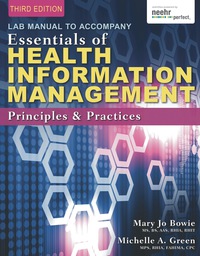 Cover image: Lab Manual for Green/Bowie's Essentials of Health Information Management: Principles and Practices 3rd edition 9781305806276