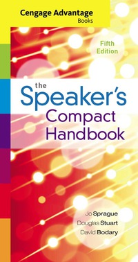 Cover image: Cengage Advantage Books: The Speaker's Compact Handbook, Spiral bound Version 5th edition 9781305280281