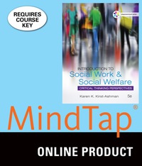 Cover image: MindTap Social Work for Kirst-Ashman's Empowerment Series: Introduction to Social Work & Social Welfare: Critical Thinking Perspectives 5th edition 9781305859111