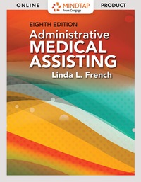Cover image: MindTap Medical Assisting for French's Administrative Medical Assisting, 8th Edition, [Instant Access], 2 terms (12 months) 8th edition 9781305859272