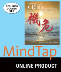 Cover image: MindTap Counseling for James/Gilliland's Crisis Intervention Strategies 8th edition 9781305860438