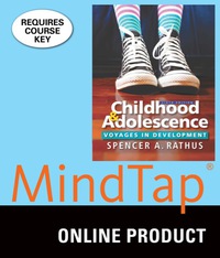 Cover image: MindTap Psychology for Rathus' Childhood and Adolescence: Voyages in Development 6th edition 9781305864351