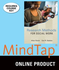Cover image: MindTap Social Work for Rubin/Babbie's Empowerment Series: Research Methods for Social Work 9th edition 9781305870277