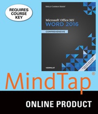 Cover image: MindTap Computing for Vermaat's Shelly Cashman Series Microsoft Office 365 & Word 2016: Comprehensive, 1st Edition, [Instant Access], 1 term (6 months) 1st edition 9781305871083