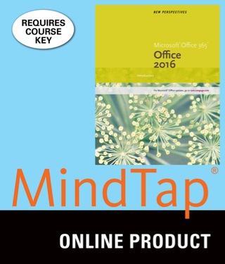 Cover image: MindTap Computing for Carey/DesJardins/Shaffer/Shellman/Vodnik's New Perspectives Microsoft Office 365 & Office 2016: Introductory, 1st Edition, [Instant Access], 1 term (6 months) 1st edition 9781305879287