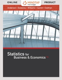 Cover image: XLSTAT Education Edition, [Instant Access] for Anderson/Sweeney/Williams/Camm/Cochran's Statistics for Business & Economics, 13th Edition, [Instant Access], 2 terms (12 months) 13th edition 9781305882034