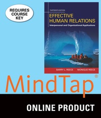 Cover image: MindTap Management for Reece/Reece's Effective Human Relations: Interpersonal and Organizational Applications 13th edition 9781305883246