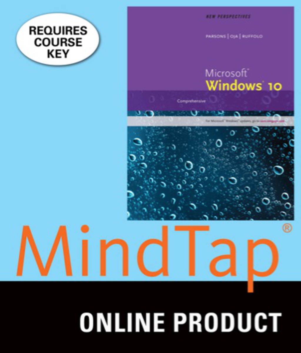 MindTap Computing for Ruffolo's New Perspectives Microsoft Windows 10: Comprehensive, 1st Edition, [Instant Access], 1 term (6 months) 1st Edition