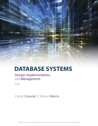 Cover image: Database Systems: Design, Implementation, & Management 12th edition 9781305627482