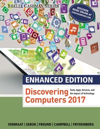 Titelbild: Enhanced Discovering Computers ©2017 1st edition 9781305657458