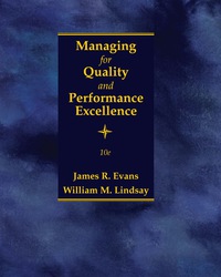 Cover image: Managing for Quality and Performance Excellence 10th edition 9781337250146