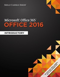 Titelbild: Shelly Cashman Series® Microsoft® Office 365 & Office 2016: Introductory 1st edition 9781337412018