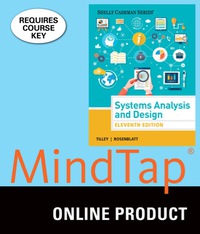 Cover image: MindTap MIS for Tilley/Rosenblatt's Systems Analysis and Design 11th edition 9781305945241