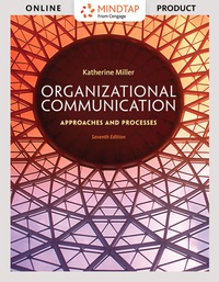 Cover image: MindTap Communication for Miller’s Organizational Communication: Approaches and Processes 7th edition 9781305948327