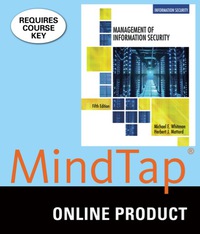 Cover image: MindTap Information Security for Whitman/Mattord's Management of Information Security, 5th Edition, [Instant Access], 1 term (6 months) 5th edition 9781305949430