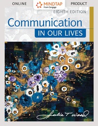 Cover image: MindTap Communication for Wood's Communication in Our Lives 8th edition 9781305949584