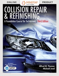 Cover image: MindTap Automotive for Thomas/Jund's Collision Repair and Refinishing: A Foundation Course for Technicians, 3rd Edition, [Instant Access], 4 terms (24 months) 3rd edition 9781305950030