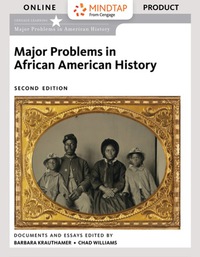Cover image: MindTap History for Krauthamer/Williams' Major Problems in African American History, 2nd Edition, [Instant Access], 1 term (6 months) 2nd edition 9781305958586