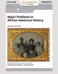 Cover image: MindTap History for Krauthamer/Williams' Major Problems in African American History, 2nd Edition, [Instant Access], 2 terms (12 months) 2nd edition 9781305958623