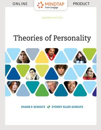 Cover image: MindTap Psychology for Schultz/Schultz's Theories of Personality 11th edition 9781305960138