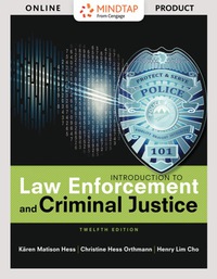 Cover image: MindTap Criminal Justice for Hess/Hess Orthmann/Cho Introduction to Law Enforcement and Criminal Justice, 12th Edition, [Instant Access], 1 term (6 months) 12th edition 9781305968882