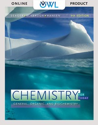 Cover image: OWLv2 with MindTap Reader for Seager/Slabaugh/Hansen's Chemistry for Today: General, Organic, and Biochemistry, 9th Edition, [Instant Access], 4 terms (24 months) 9th edition 9781305968691