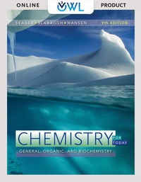 Cover image: OWLv2 with MindTap Reader for Seager/Slabaugh/Hansen's Chemistry for Today: General, Organic, and Biochemistry 9th edition 9781305968752