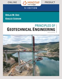 Cover image: MindTap Engineering for Das/Sobhan's Principles of Geotechnical Engineering, SI Edition, 9th Edition, [Instant Access], 1 term (6 months) 9th edition 9781305970953