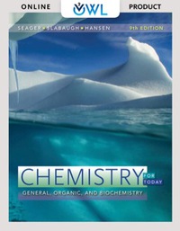 Cover image: OWLv2 with Study Guide and Student Solutions Manual eBook for Seager/Slabaugh/Hansen’s Chemistry for Today: General, Organic, and Biochemistry, 9th Edition [Instant Access], 4 terms (24 months) 9th edition 9781305972070