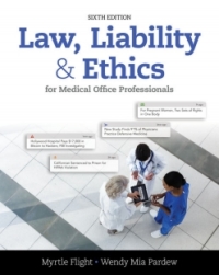 Cover image: MindTap Medical Assisting for Flight/Pardew's Law, Liability, and Ethics for Medical Office Professionals, 6th Edition 6th edition 9781337090117