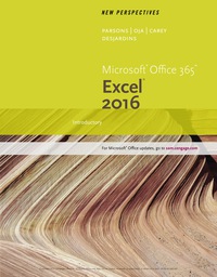 Immagine di copertina: New Perspectives Microsoft® Office 365 & Excel 2016: Introductory 1st edition 9781337422277