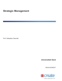 Cover image: Strategic Management