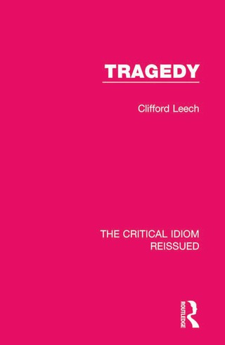 Imagen de portada: Tragedy 1st edition 9781138241589